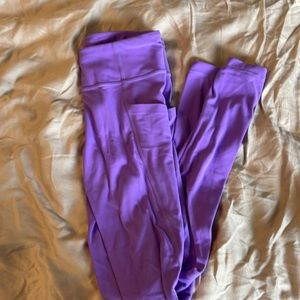 Girls lavender athleta leggings. Size medium